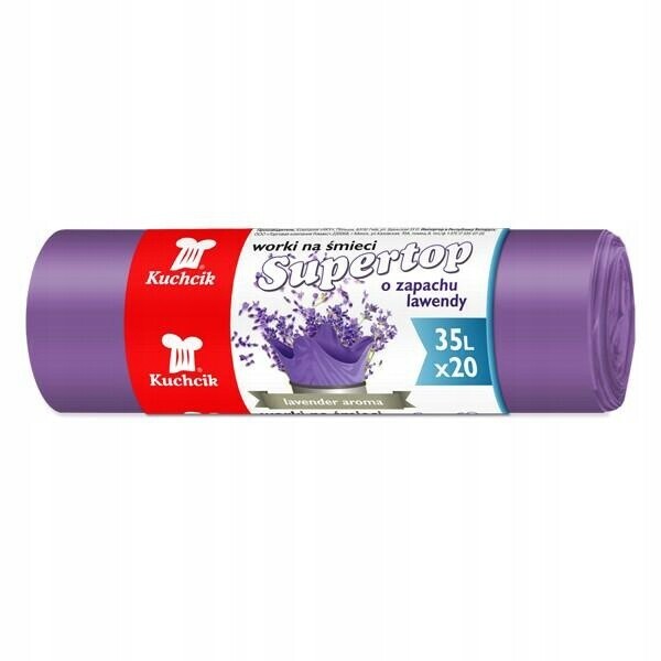 17 x Sáčky na odpadky Levandulové 35 L 20 Kusů