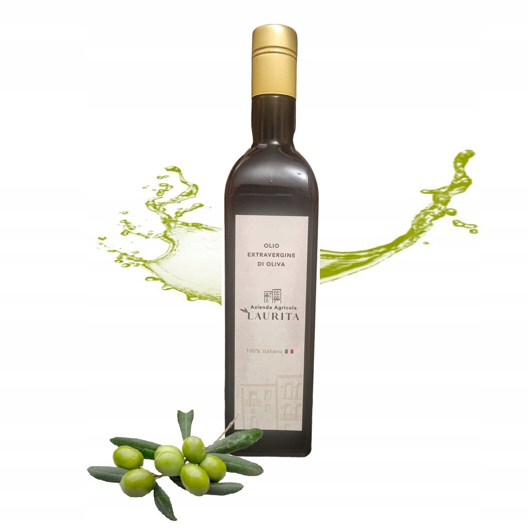 Italský extra panenský olivový olej Laurita 750 ml Bohatý na polyfenoly, Svěží