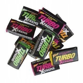 Turbo Balónková Žvýkačka 300 kusů x 4,5 g s obrázky aut