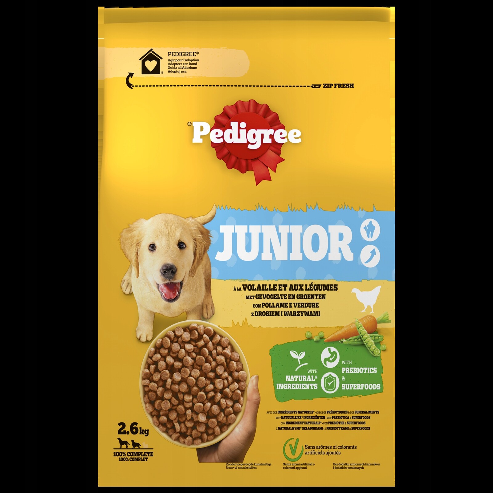 Mars Zzz Pedigree Dry Junior Drůbež 2,6KG Osvědčený výběr Allegro
