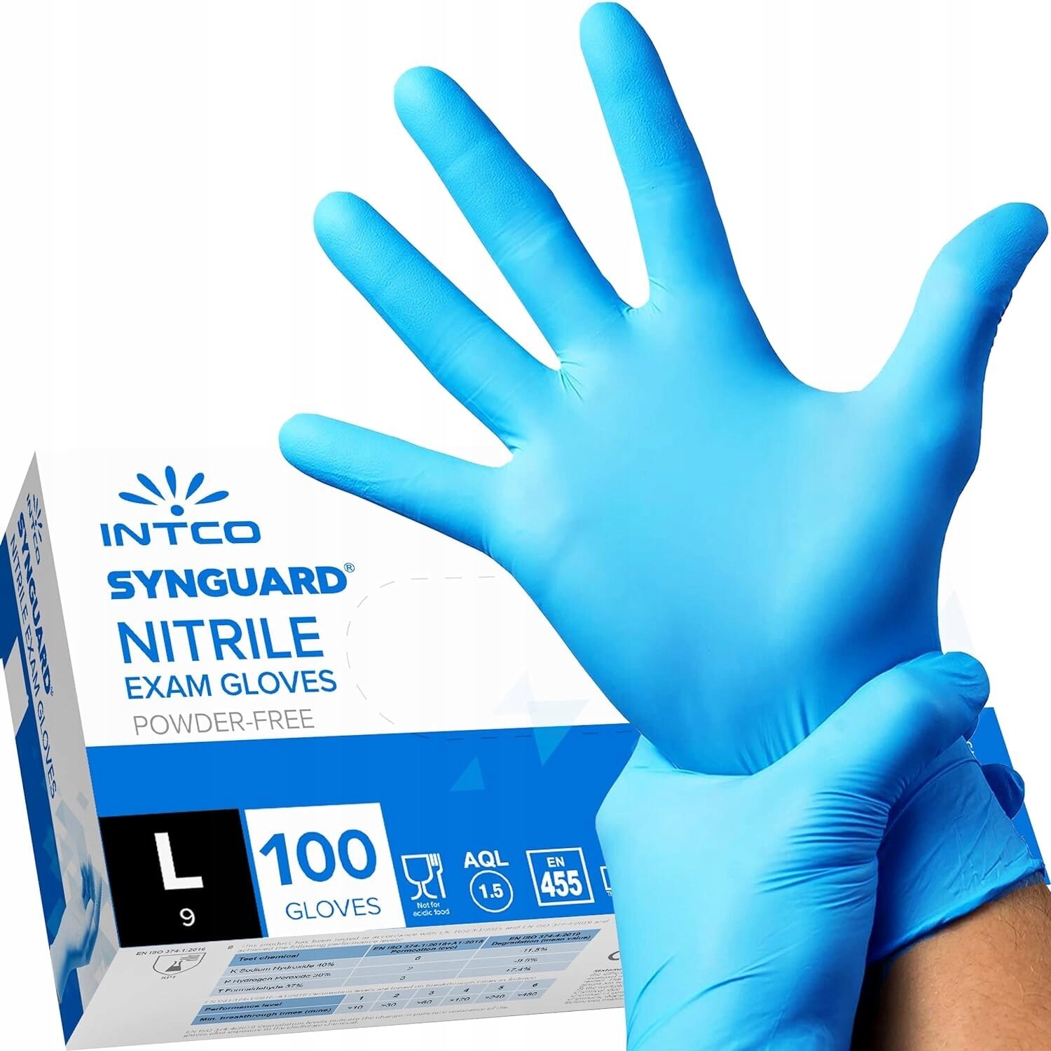 Rukavice Intco Medical r. L latex 100 ks 695