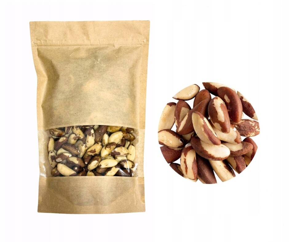 Brazilské ořechy celé 1 kg Přírodní, zdravé, Lahodné