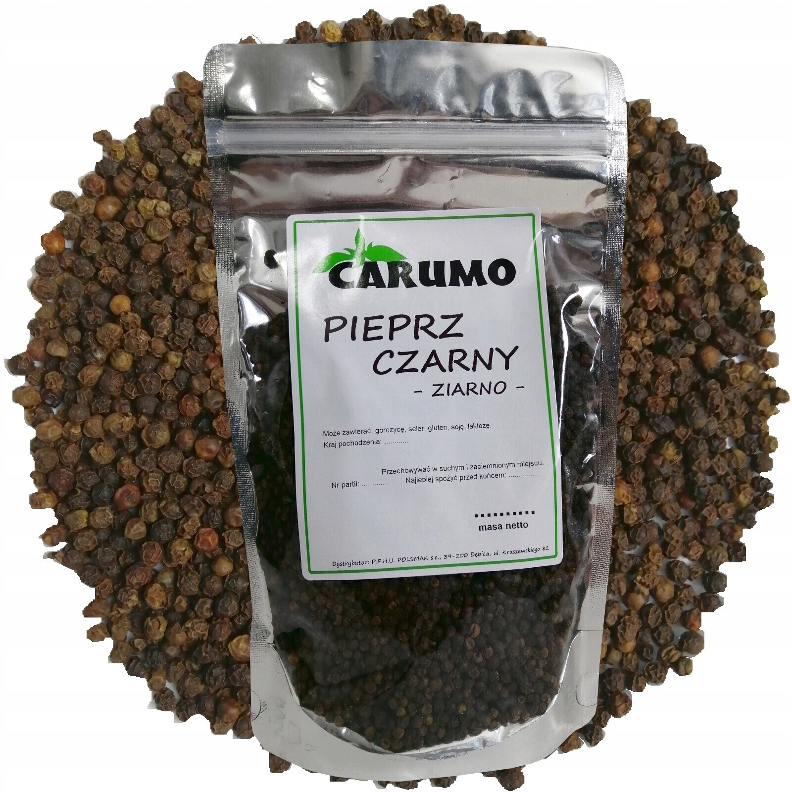 Pepř Gourmet zrno černý 1 kg pro intenzivní chuť masových pokrmů