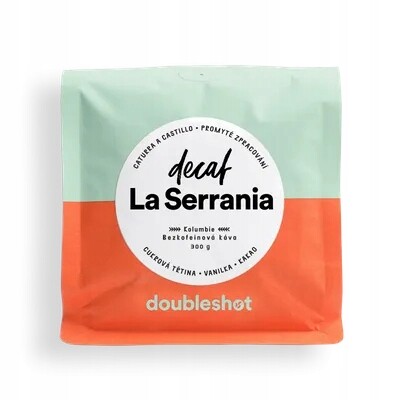 DoubleShot Kolumbie La Serrania Decaf Překapávaná Káva