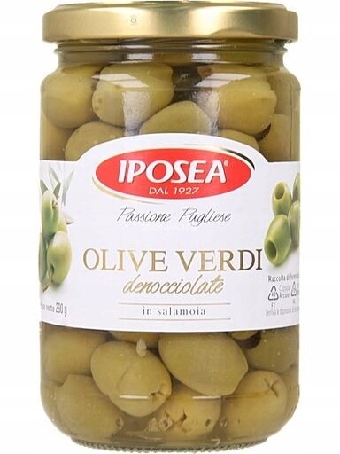 Zelené olivy bez pecky 290 g Iposea
