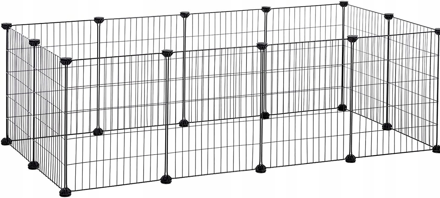 Ohrada, kotec, výběh pro zvířata, křečka, myši, činčily, ježka, černá