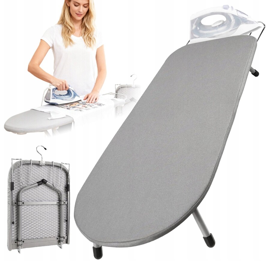 Žehlicí Prkno Skládací Nerezová Ocel Pevné A Stabilní 81X30 cm
