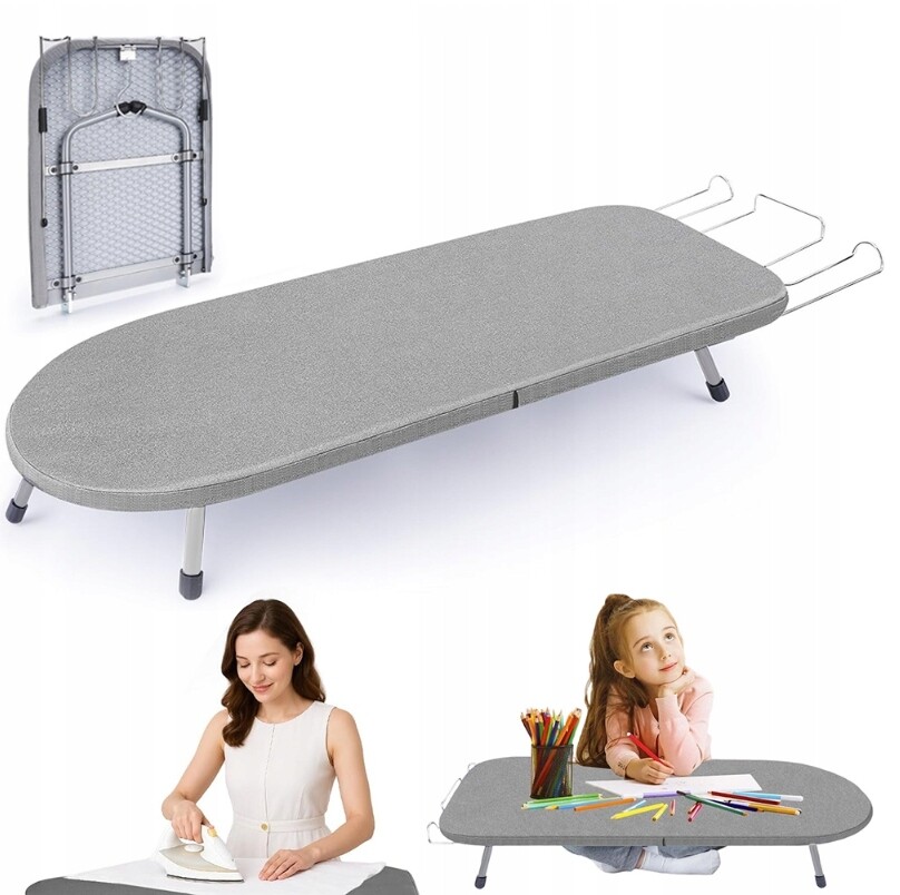 Žehlicí Prkno Skládací 81 X 30 CM Kompaktní S Věšákem