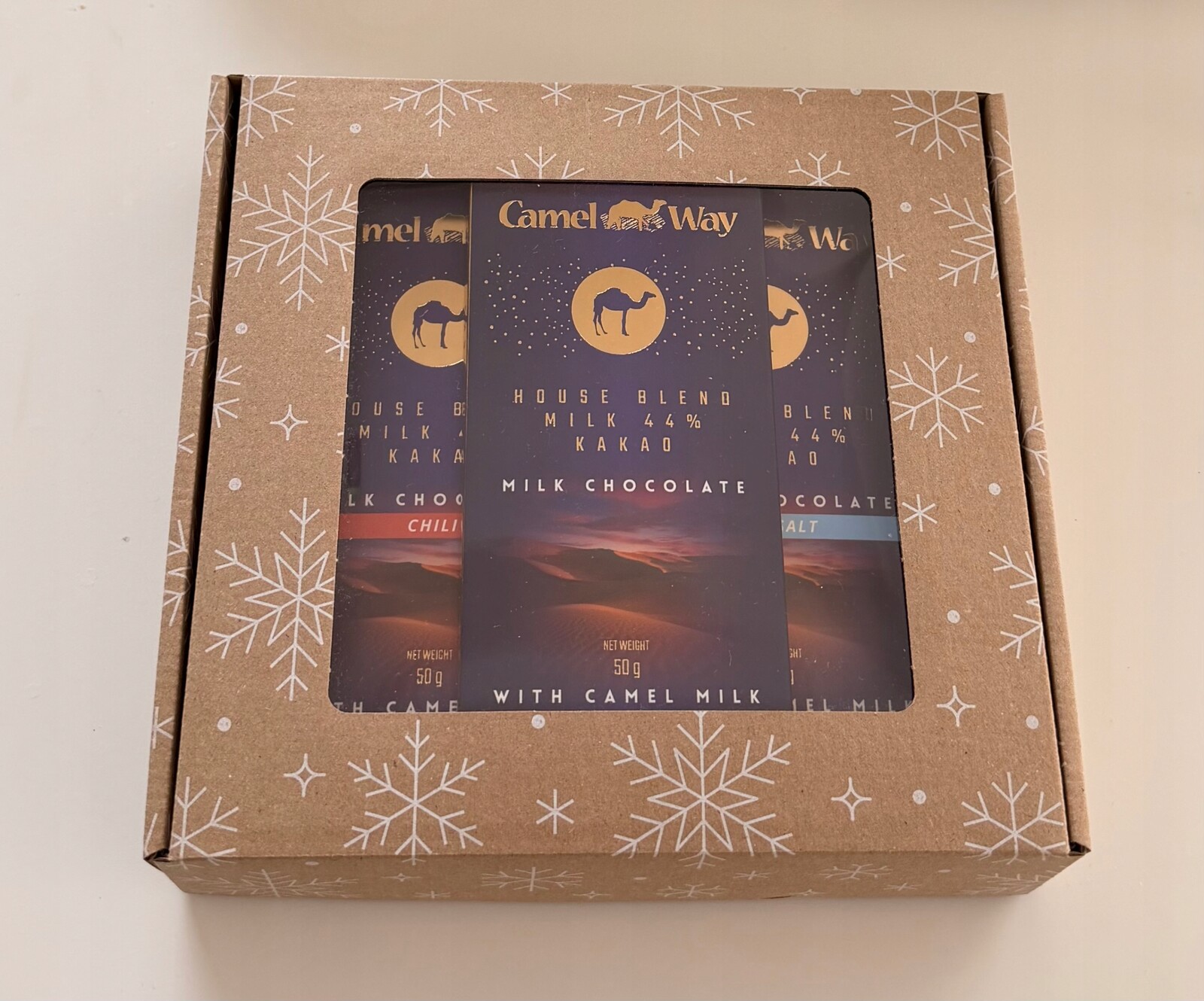 Dárková Sada Čokolády S Velbloudím Mlékem Camelway