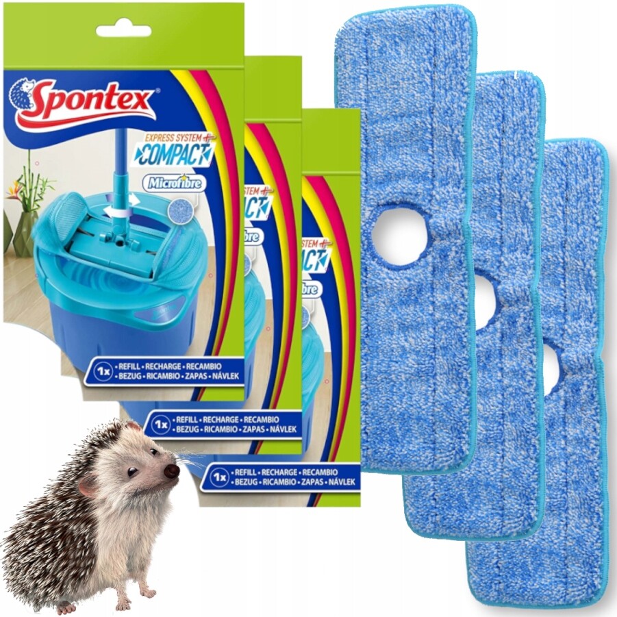 Náhradní nástavec Spontex pro mop Spontex Expres System ,Vložka, nástavec x3