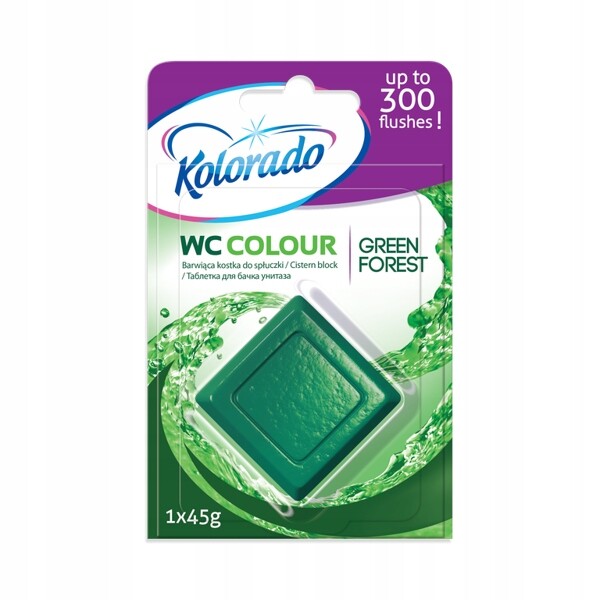 17X Kolorado Wc Colour Barvící kostka na Wc Zelený les 45G