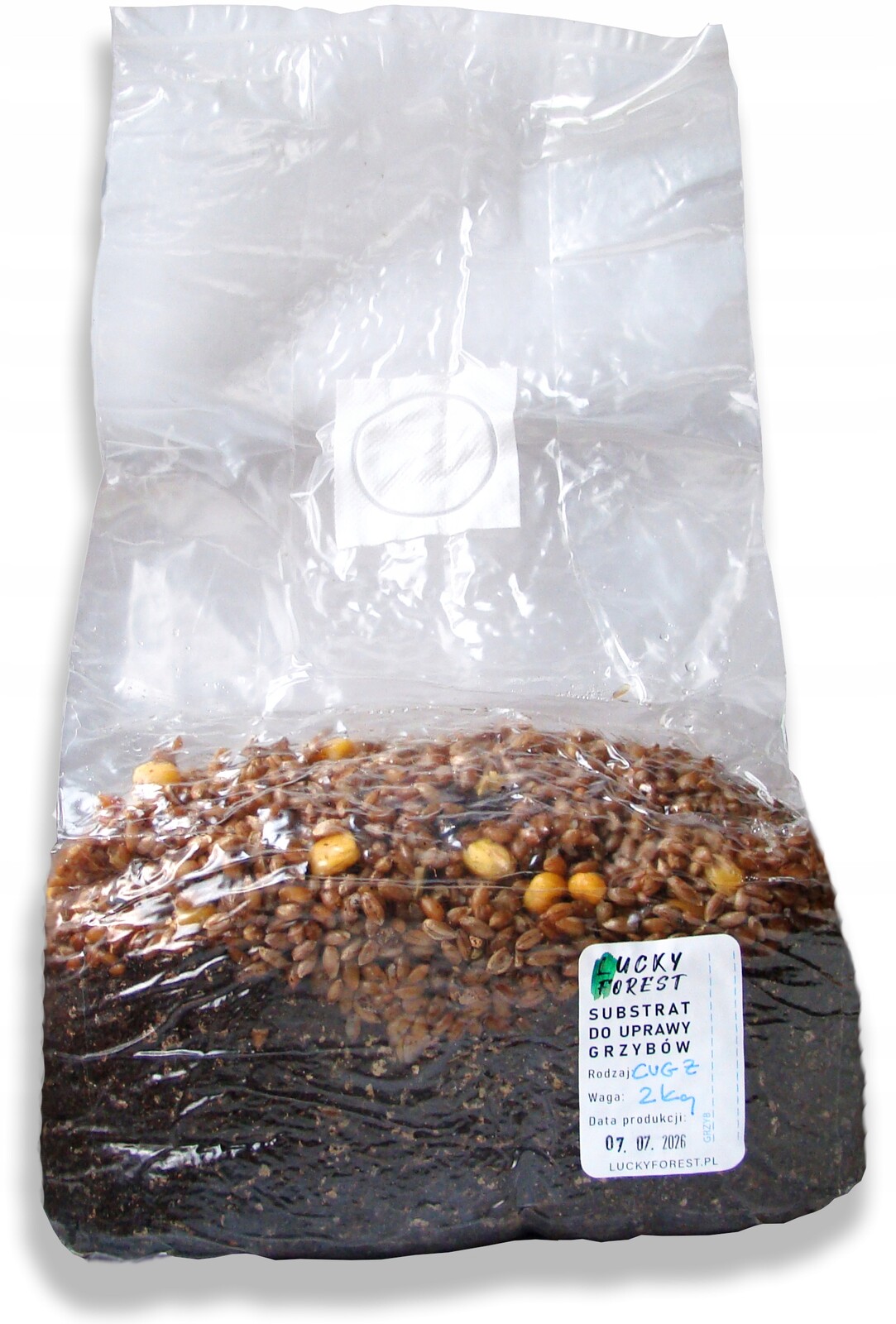 Substrát Cvg Žito 2 kg Sterilní kokos Substrát pro pěstování hub Substrát