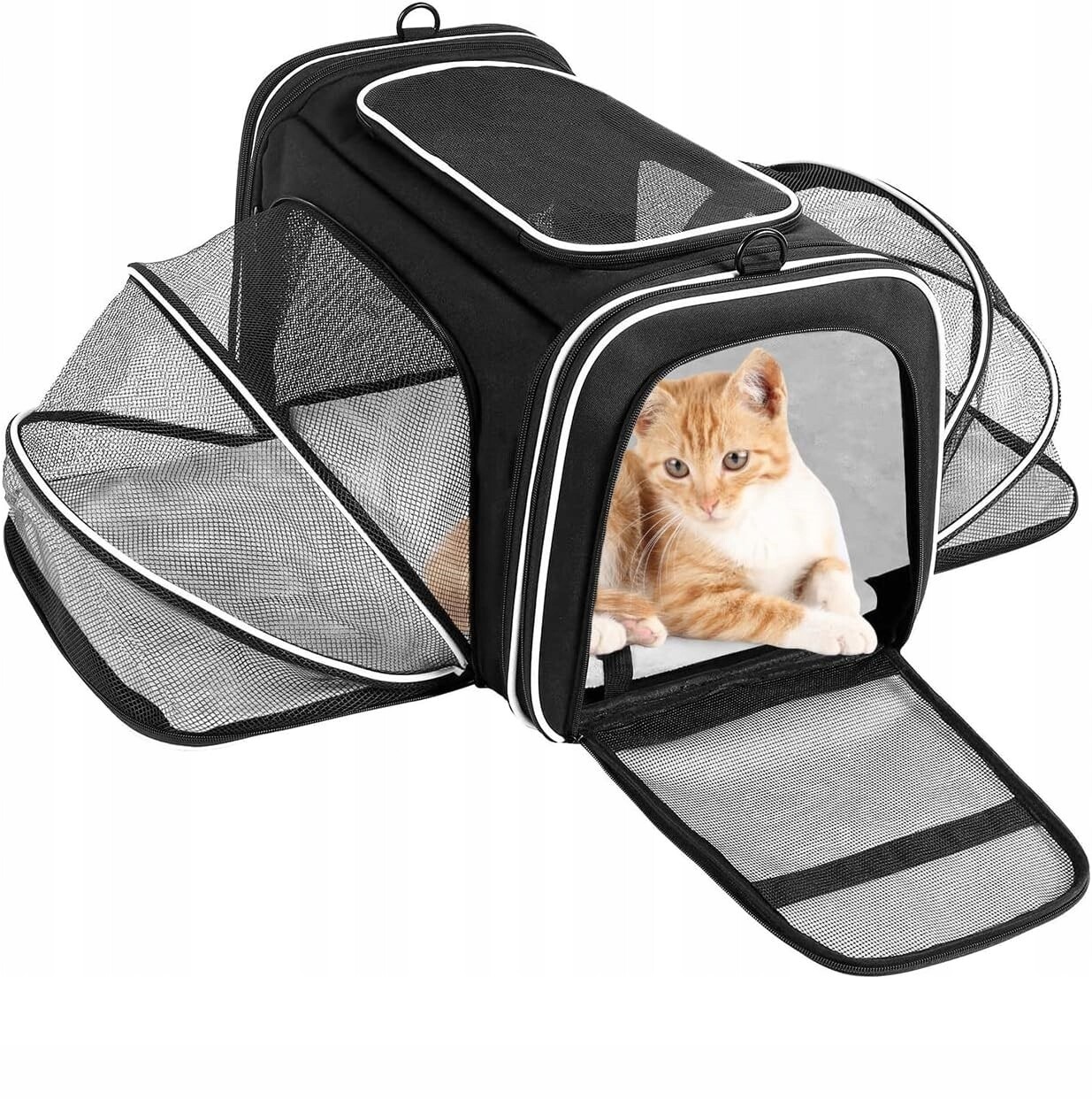 Taška přepravka pro přenášení domácích zvířat s podložkou Permust