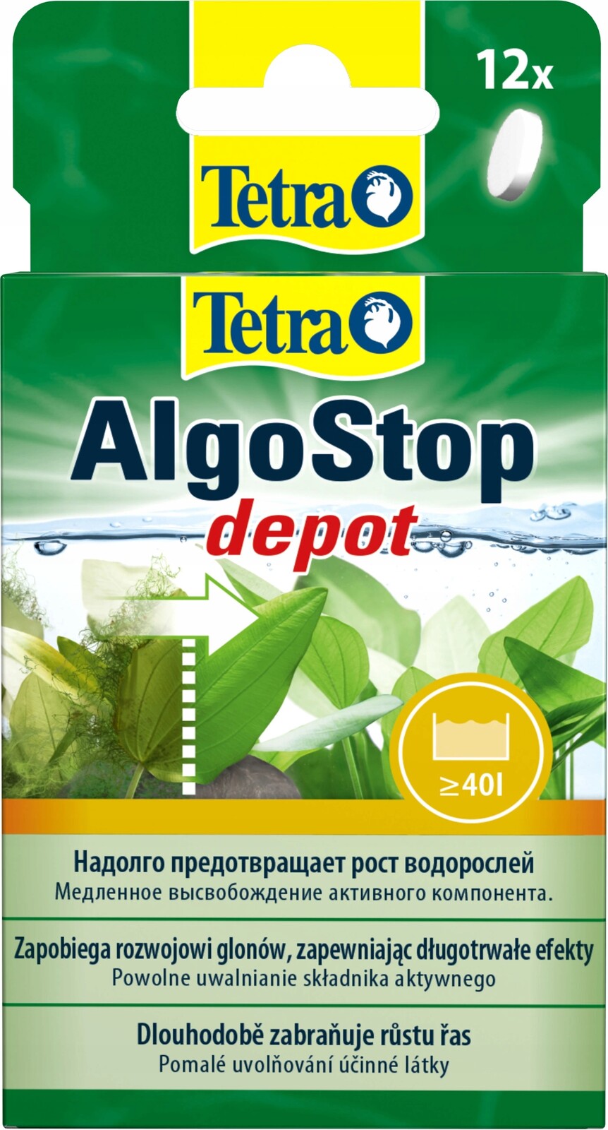 Tetra Algo Stop Depot tablety proti řasám 12 Ks