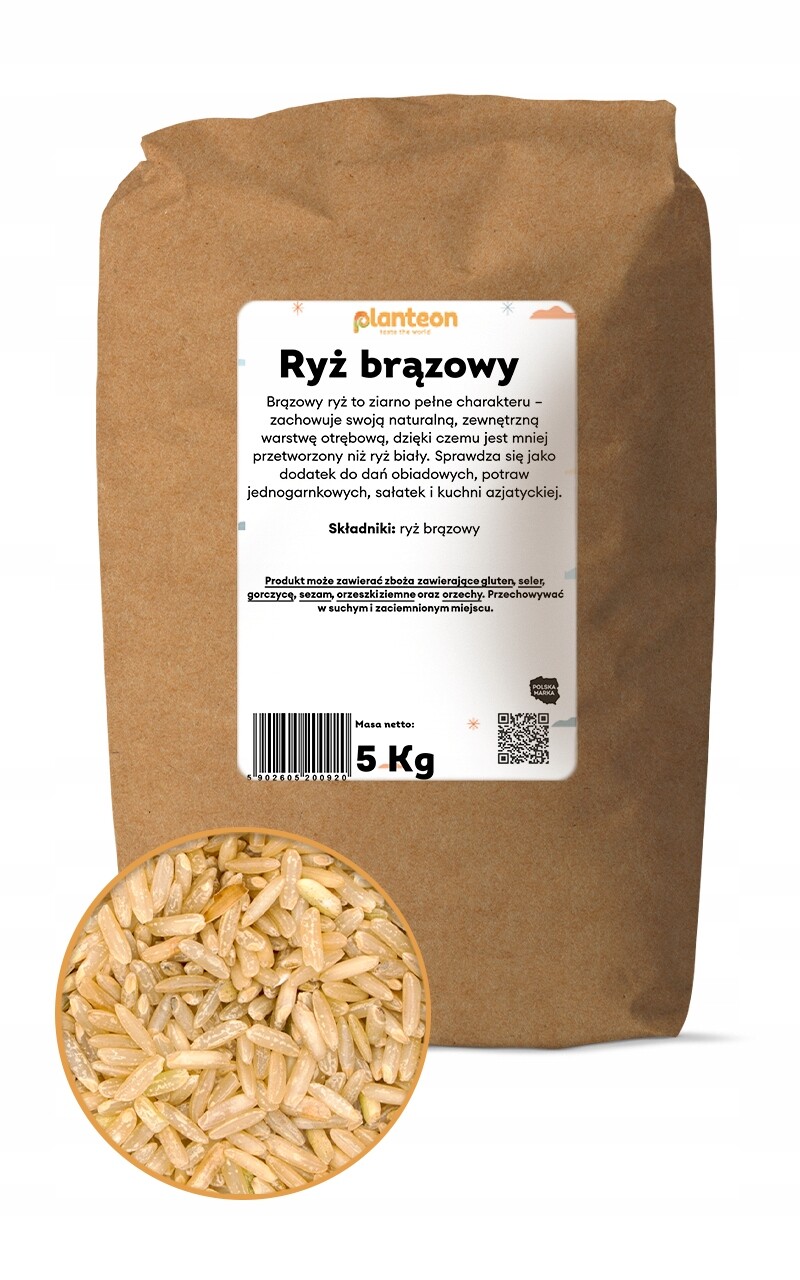 Hnědá rýže 5 kg