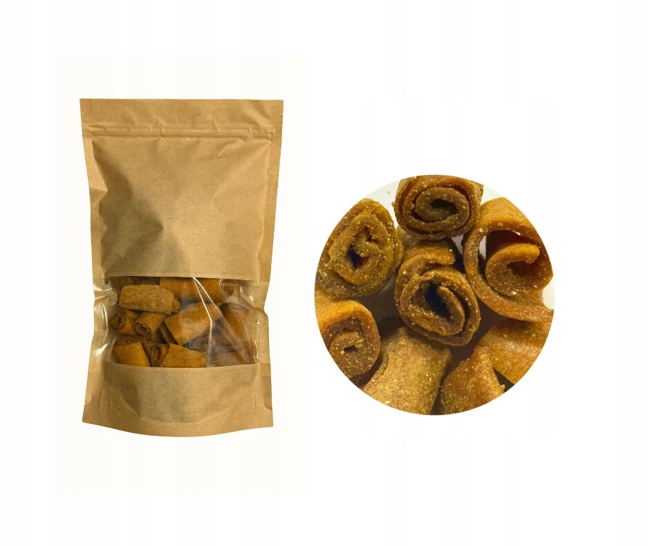 Sušené mangové rolky bez cukru 1 kg Přírodní lahodná svačinka