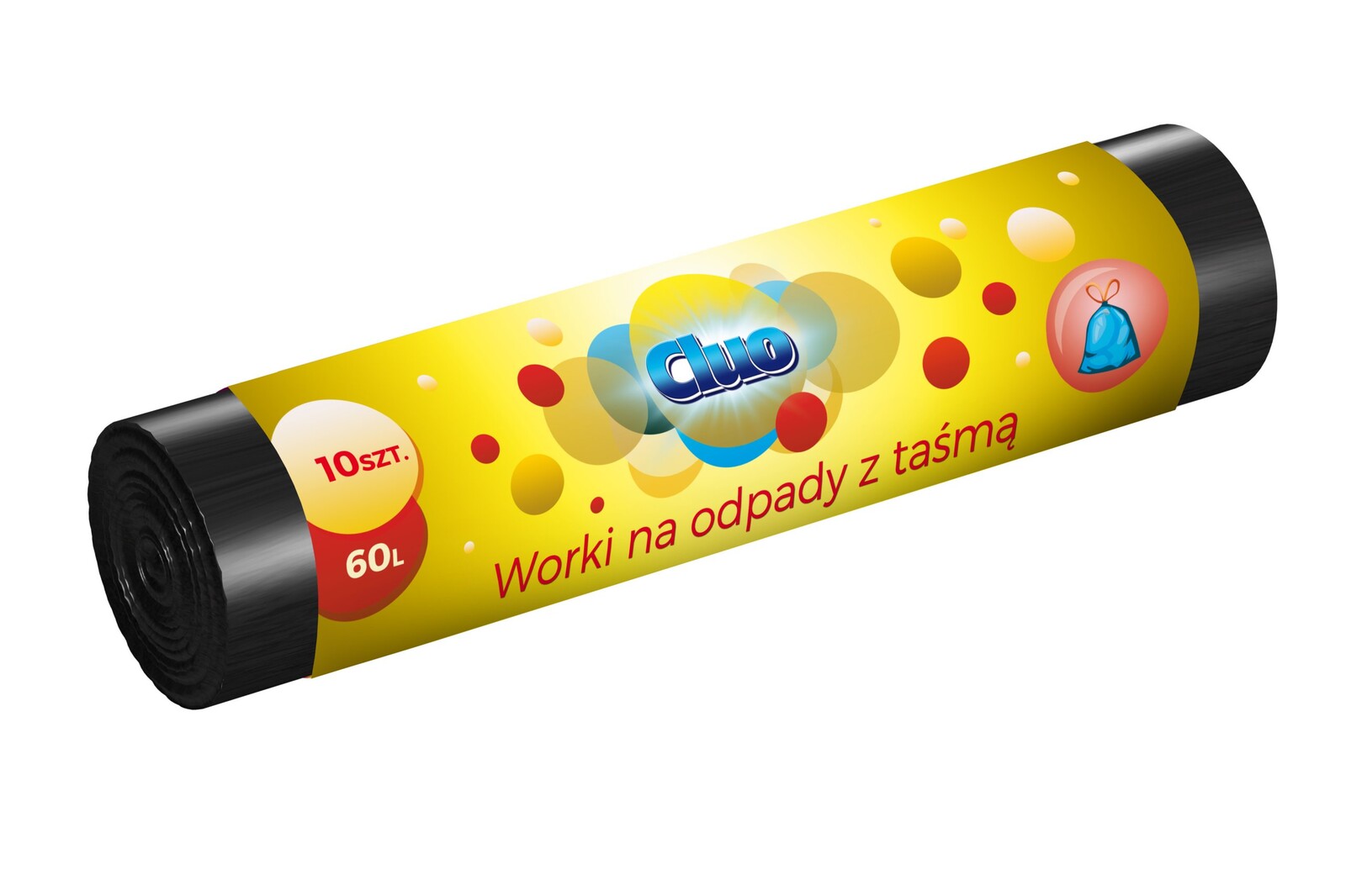 9X Cluo Sáčky na odpadky s páskou Cluo 60 l 10 kusů