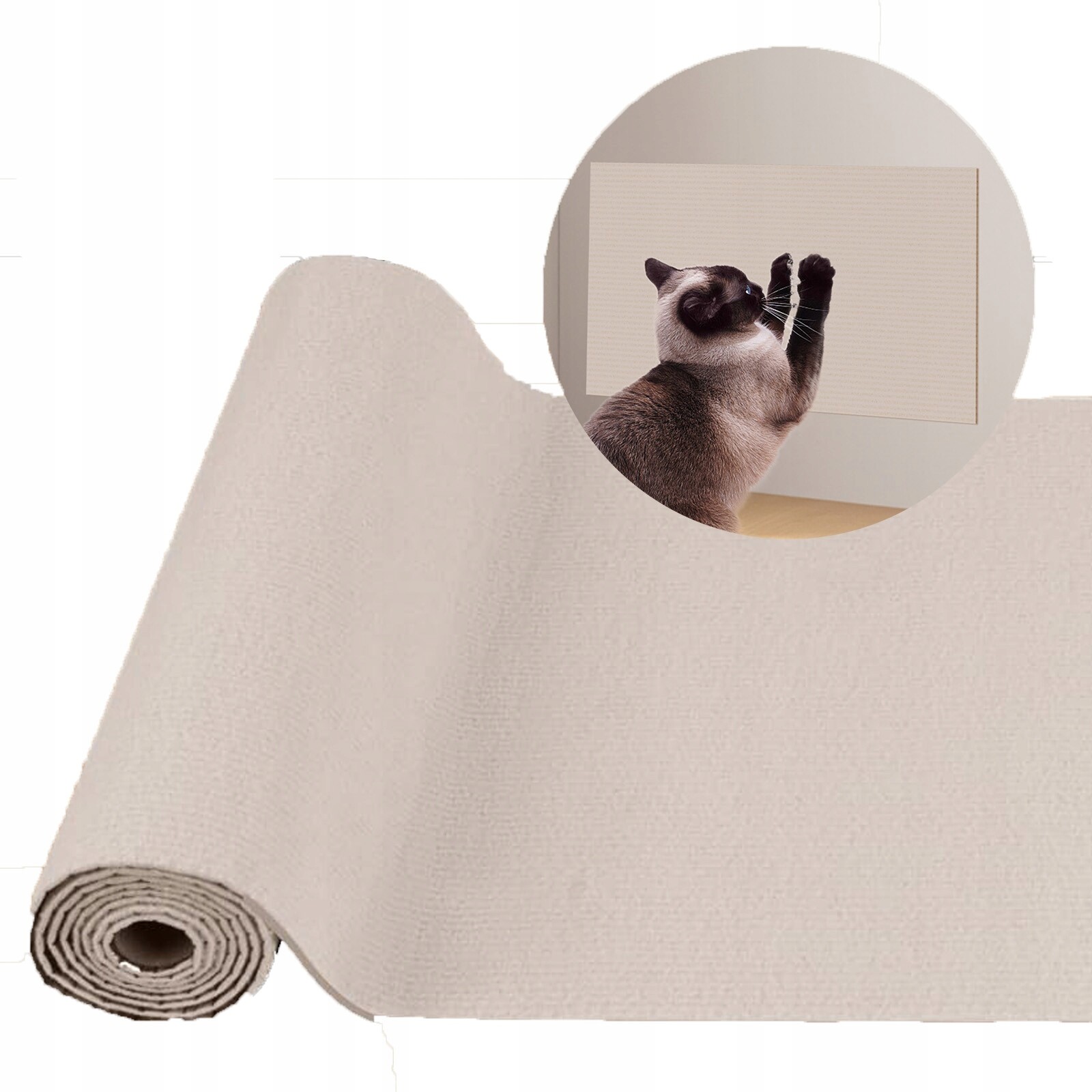 Škrabadlo pro kočky, podložka s lepicí vrstvou, ochrana pohovky, zastřihnutelné, 100 x 40 cm
