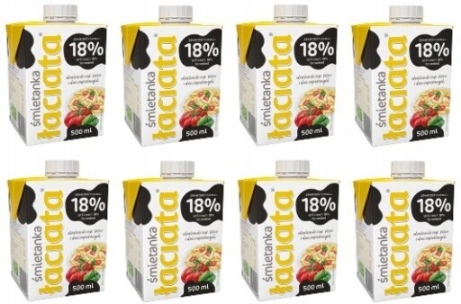 Mlekpol Smetana Laciata 18% 500 ML