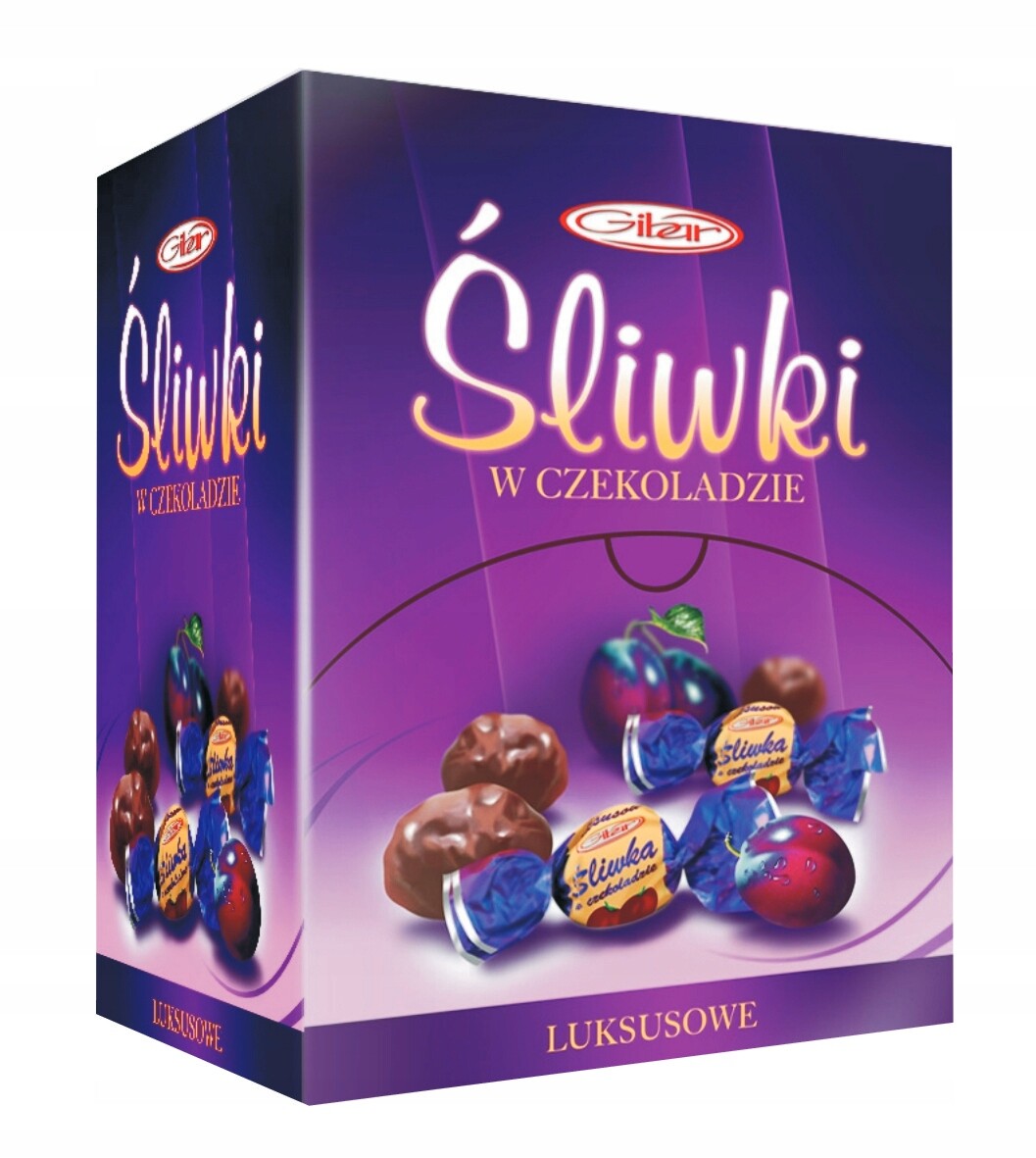 Bonbóny 2,5 kg Švestka v čokoládě v luxusním balení