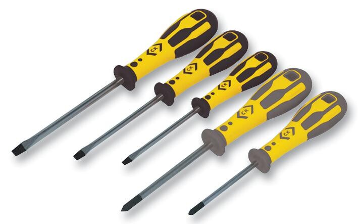 Ck Tools T49153 Screwdriver Set 5 Pcs Pz + Slotted