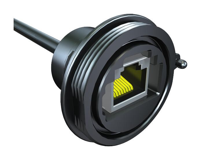 Samtec Scres-G-00.50-D-C5E Patch Cord, Rj45 Plug-Jack, 500Mm