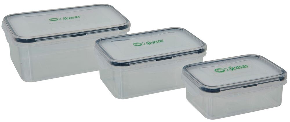 Sensas Krabička Waterproof Box Set 3ks