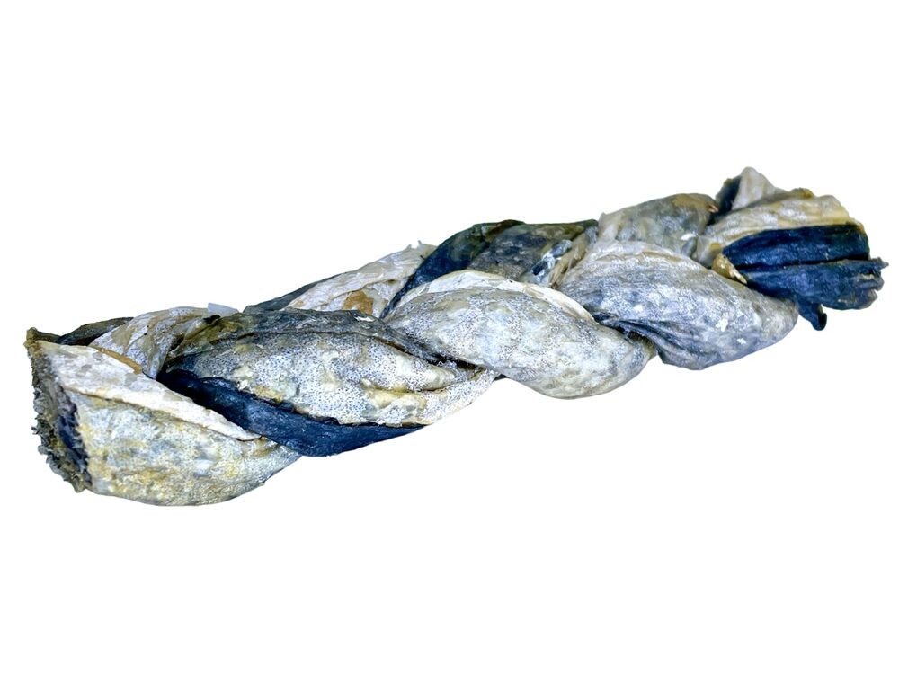 LK Baits Pet Luxusní rybí copánky z kůže lososa 1ks