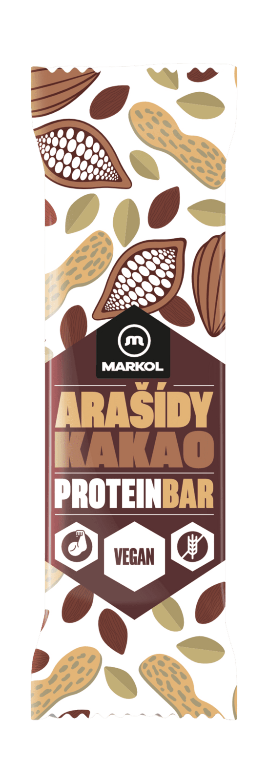 MARKOL Protein bar Arašídy a kakao 40 g