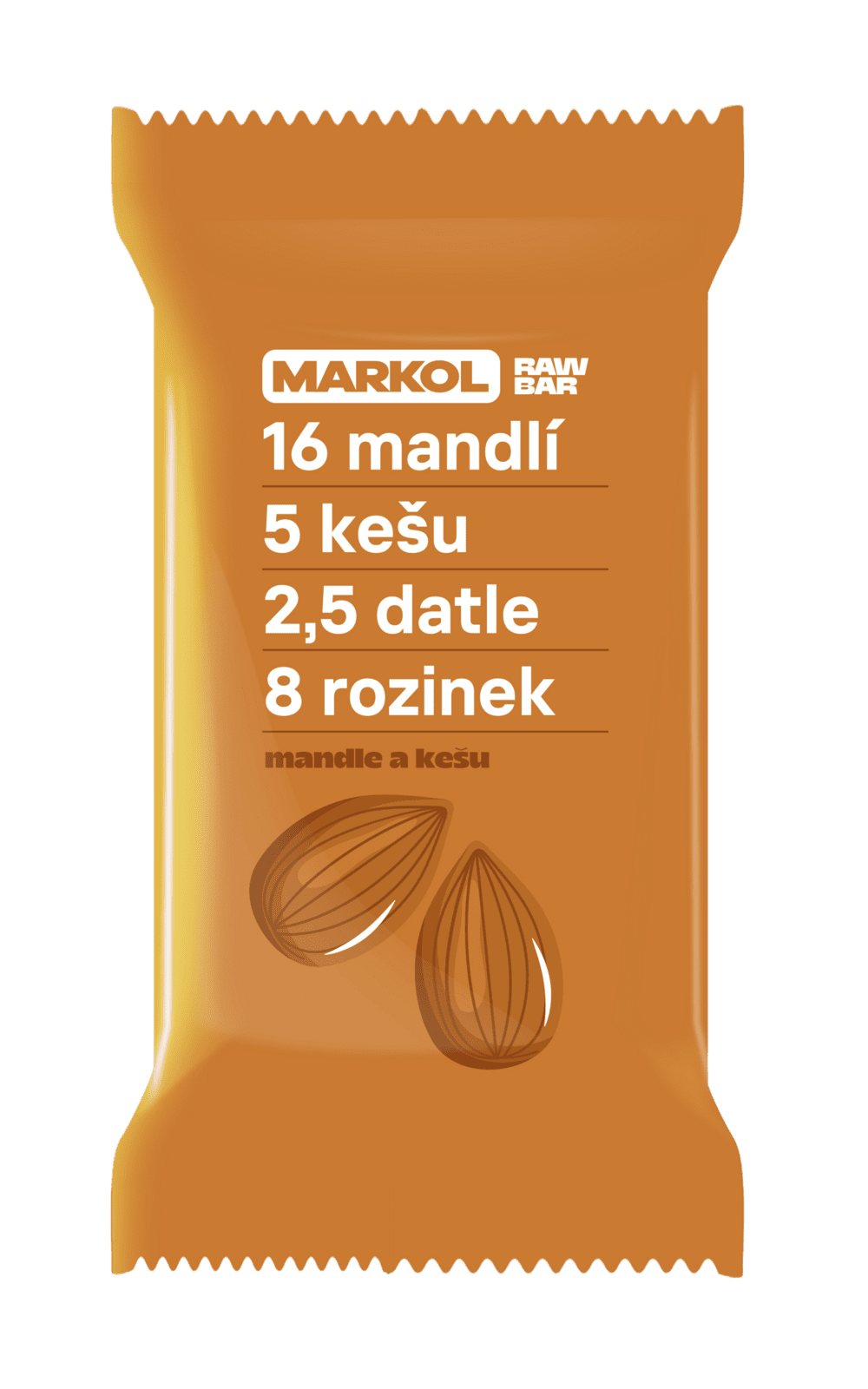 MARKOL Tyčinka Mandlová s kešu 40 g