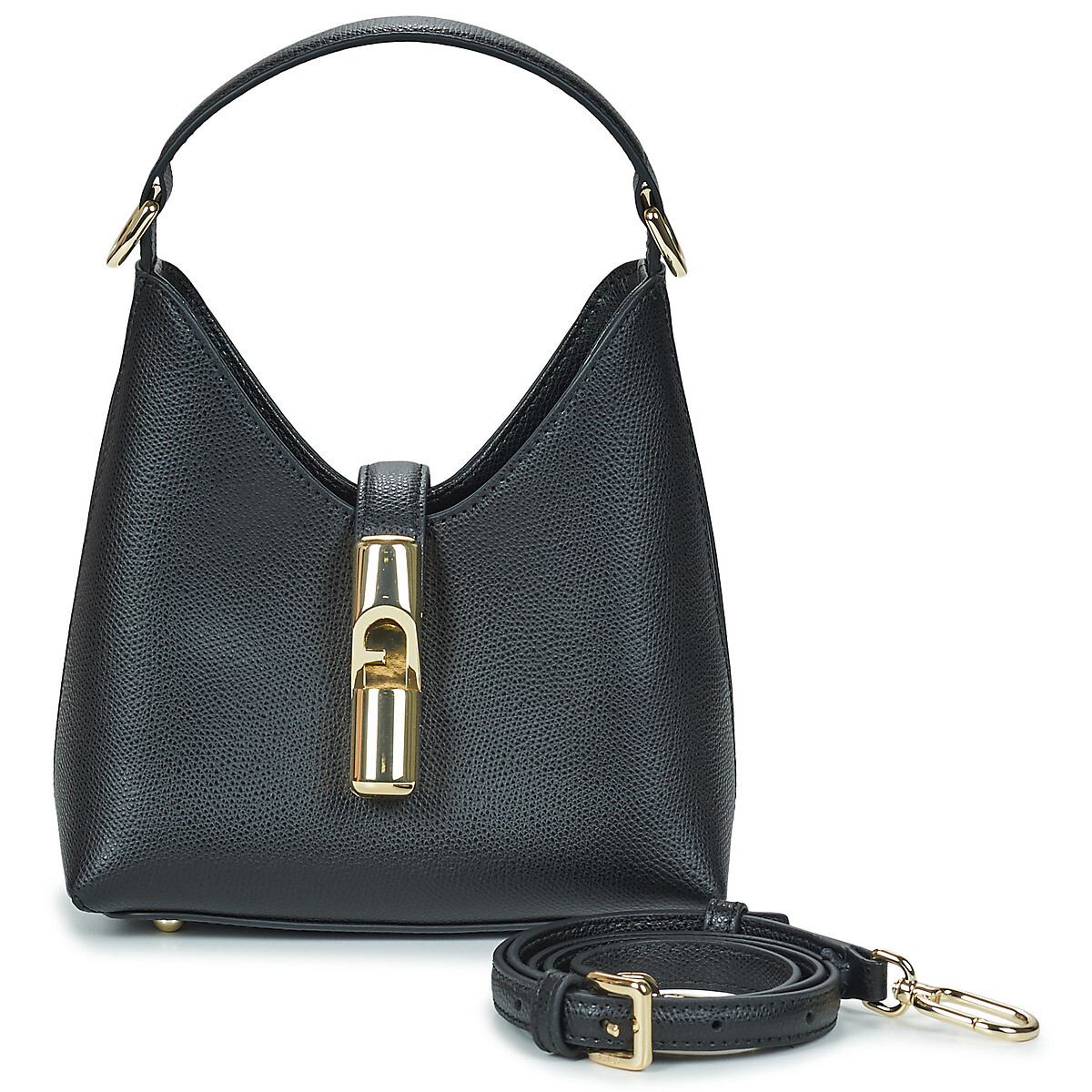 Furla  FURLA IRIDE MINI HOBO W/STRAP  Černá