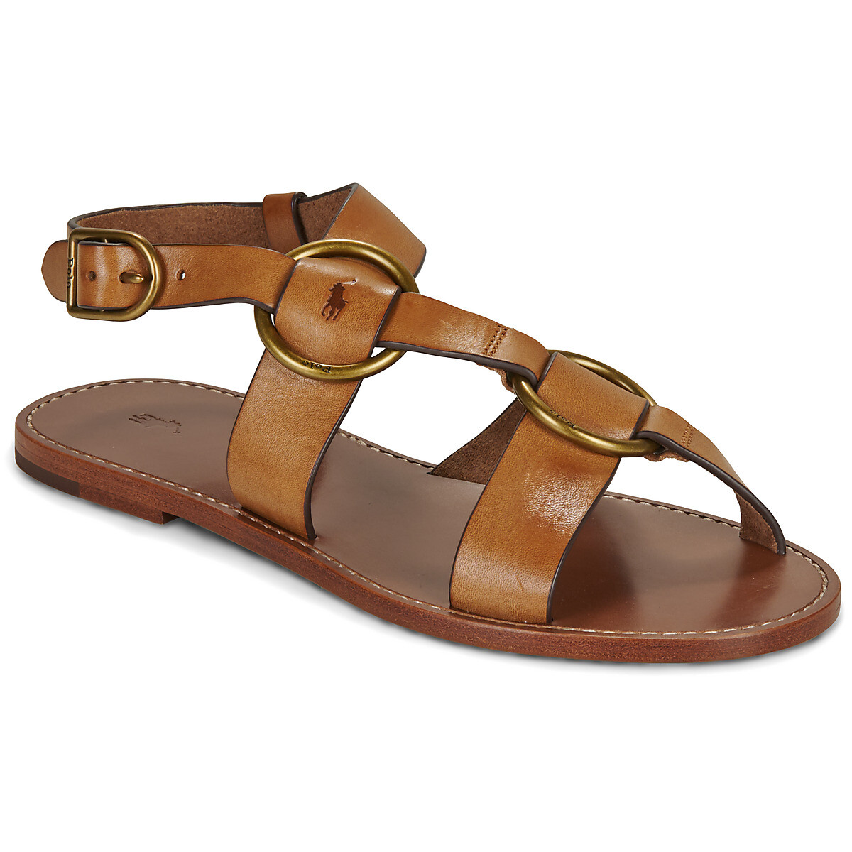 Polo Ralph Lauren  POLO RING SANDAL  Hnědá