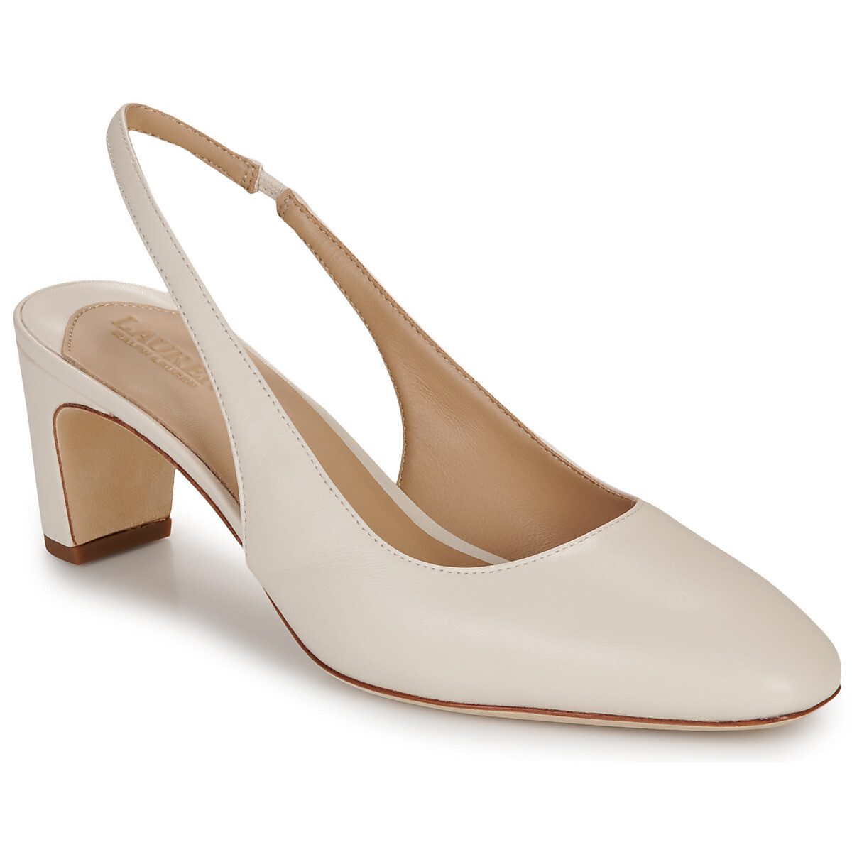 Lauren Ralph Lauren  KLAIRE-PUMPS-SLINGBACK  Bílá