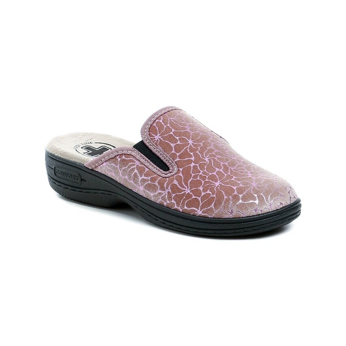 Medi Line  529 růžové dámské zdravotní pantofle  Růžová