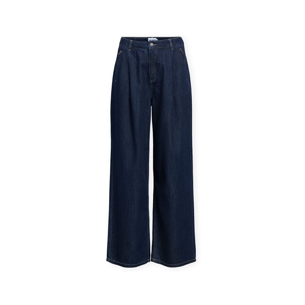 Object  Carly MW LO Jeans - Dark Blue Denim  Modrá