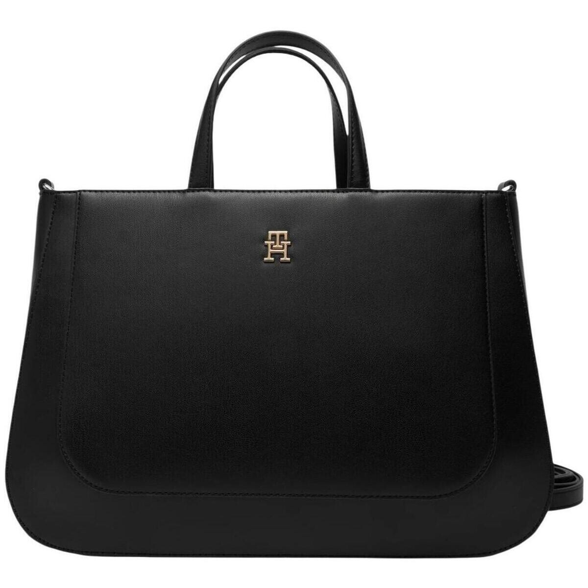 Tommy Hilfiger  TH GLAM SATCHEL AW0AW18145  Černá