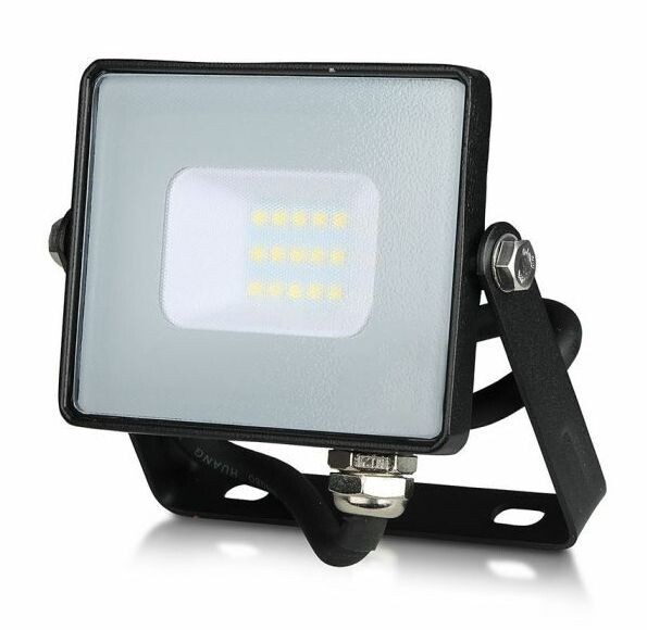 LED Solution Černý LED reflektor 10W Premium - VYSTAVENÝ VZOREK BEZ OBALU VYP337