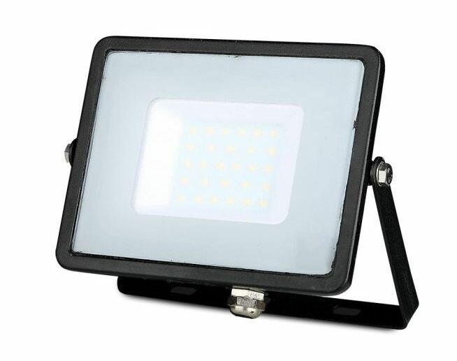 LED Solution Černý LED reflektor 30W Premium - VYSTAVENÝ VZOREK BEZ OBALU VYP338