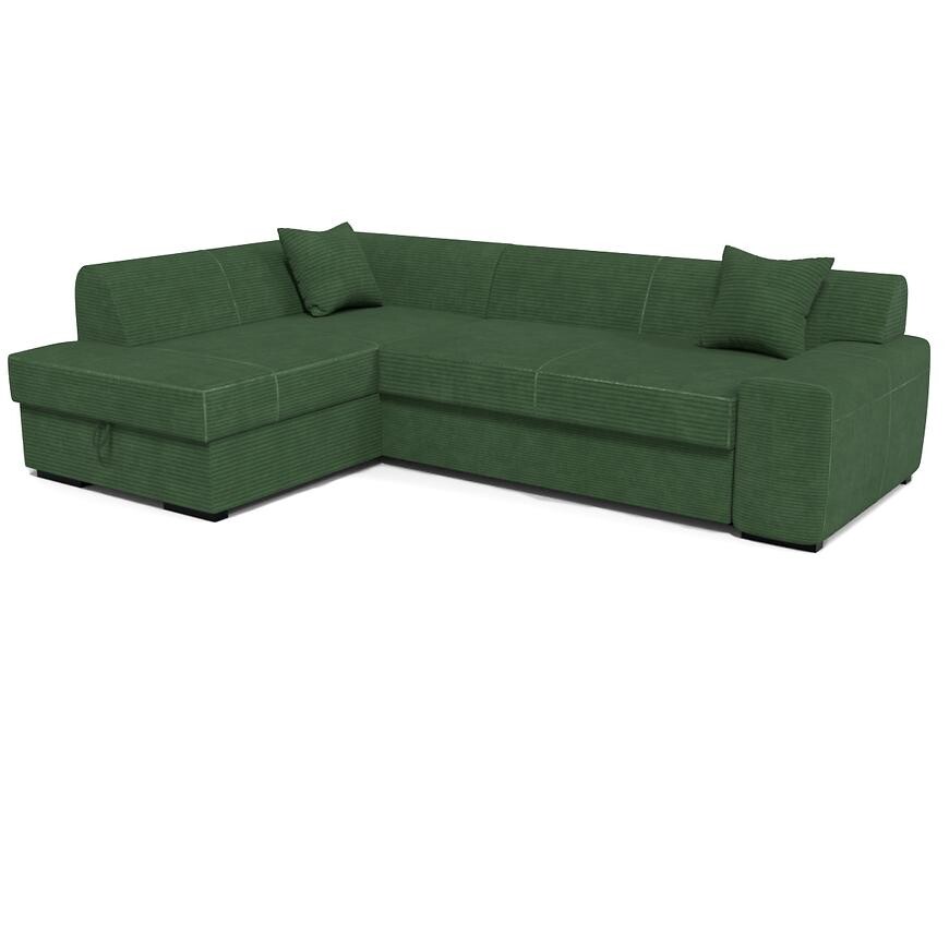 Rohová sedaci soúprava Minos L Poso 14 zelená