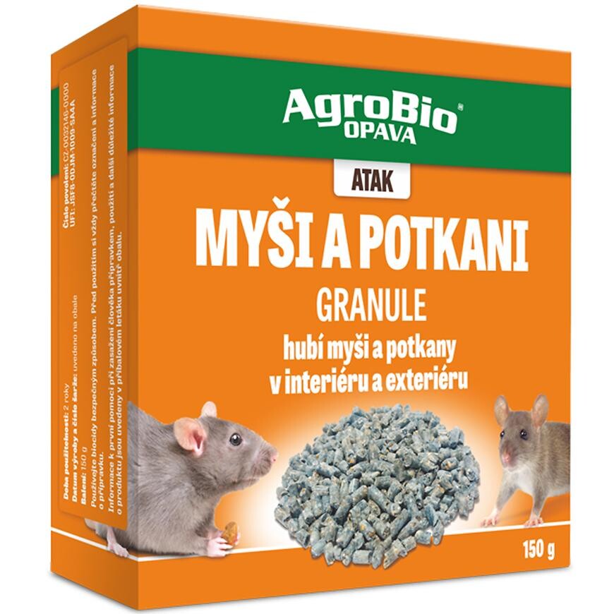 Atak myši a potkani - granule 150 g