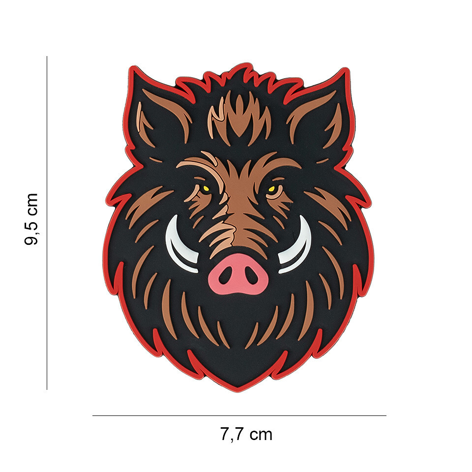 Gumová nášivka 101 Inc Wild Boar - barevná