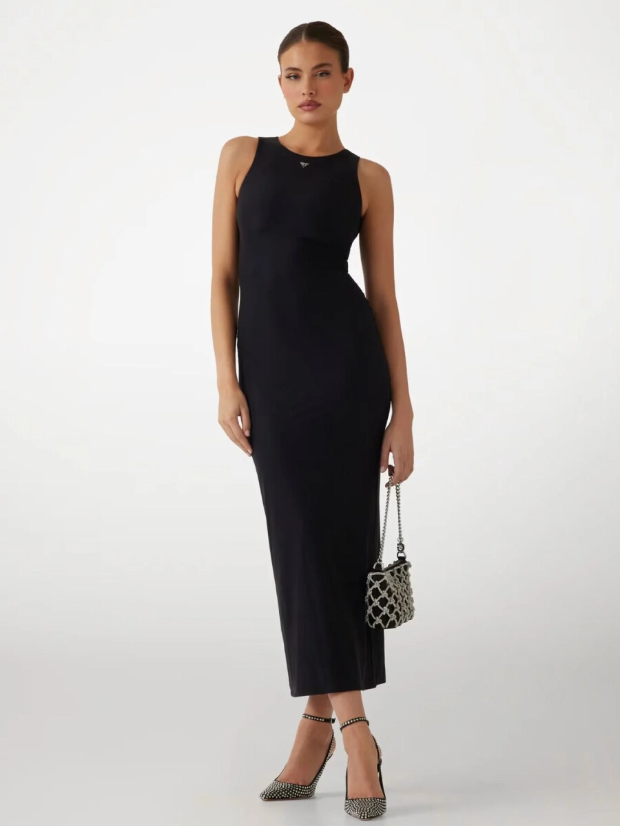 Guess dámské černé šaty W4YK0JKCDE0 L