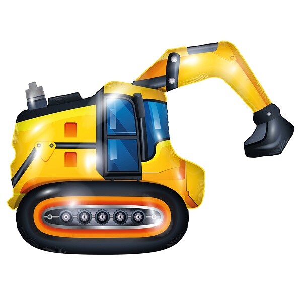 Balónek fóliový Bagr 97x63 cm