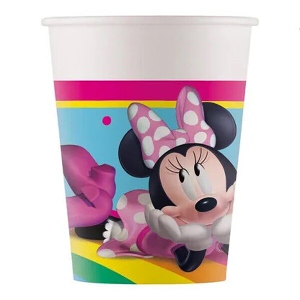 Kelímky papírové Minnie Mouse 200 ml 8 ks