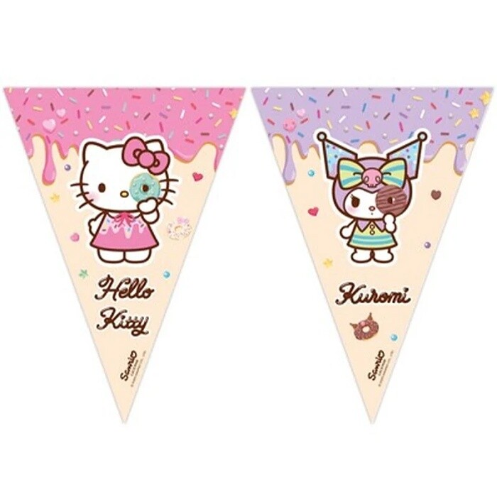 Girlanda vlaječková Hello Kitty