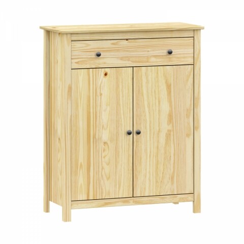 Komoda 2 dveře + zásuvka TORINO kovové úchytky 8060K Idea