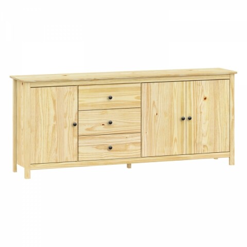 Komoda 3 dveře + 3 zásuvky TORINO kovové úchytky 8064K Idea