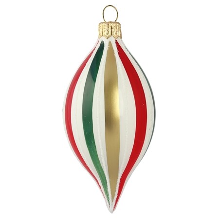 Oliva s barevnými proužky v anglickém stylu