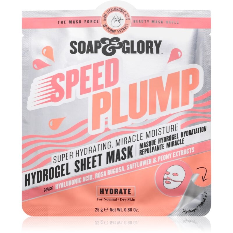 Soap & Glory Speed Plump plátýnková maska 25 g
