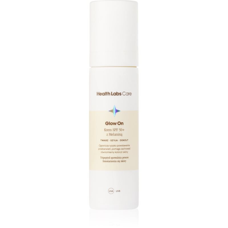 Health Labs Care Glow On SPF 50+ with Melanin denní krém SPF 50+ 50 ml
